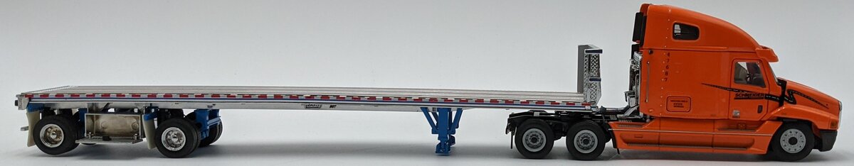 Sword Models 1:50 Scale Schneider Freightliner & Flatbed w/Wood Beam Load