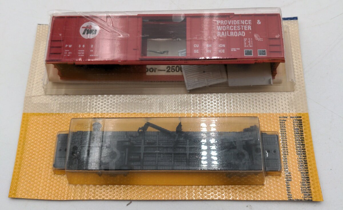 Micro-Trains 25000 N Undecorated 50' Single Door Rib Side Boxcar