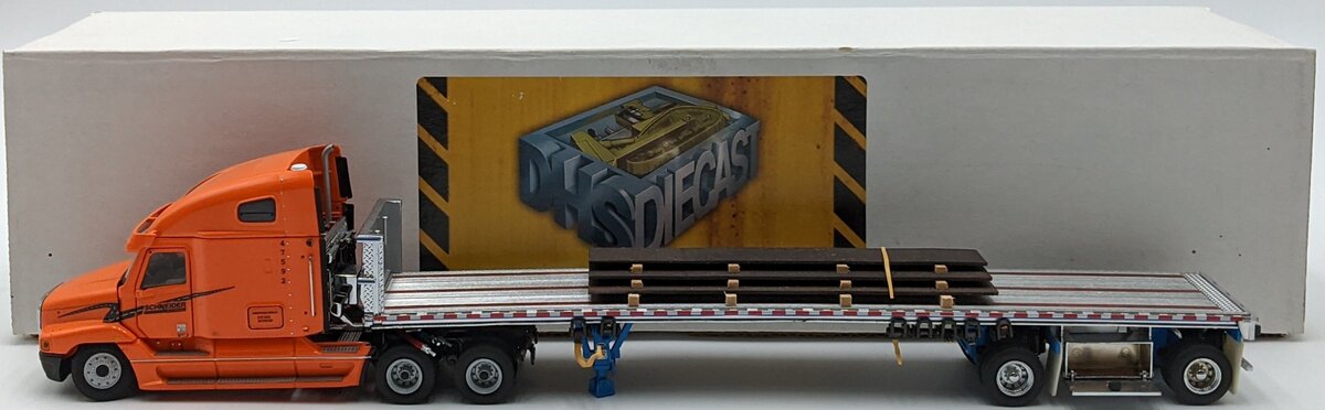 Sword Models 1:50 Scale Schneider Freightliner & Flatbed w/Wood Pallets Load