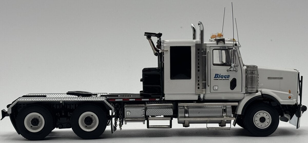 WSI 34-2004 1:50 White Western Star 4900-1 Semi-Tractor w/Ballast Box Bigge