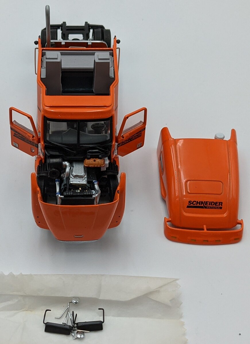 Sword Models 1:50 Scale Schneider Tractor & Flatbed w/Concrete Slab Load