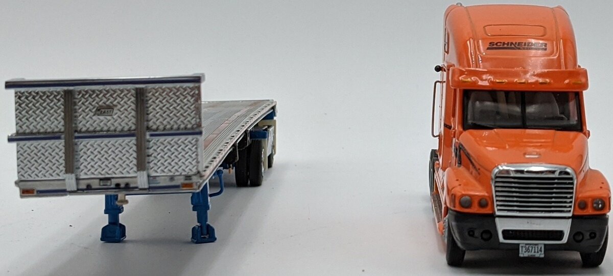 Sword Models 1:50 Scale Schneider Tractor & Flatbed w/Concrete Slab Load