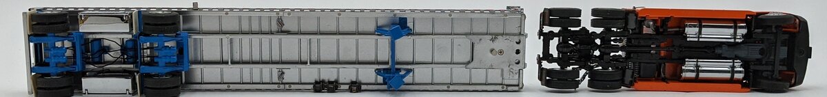 Sword Models 1:50 Scale Schneider Tractor & Flatbed w/Wood Load