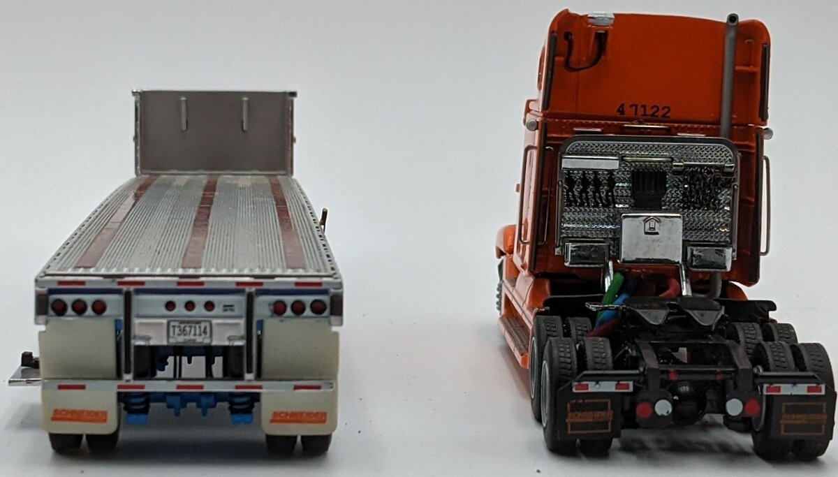 Sword Models 1:50 Scale Schneider Tractor & Flatbed w/Wood Load