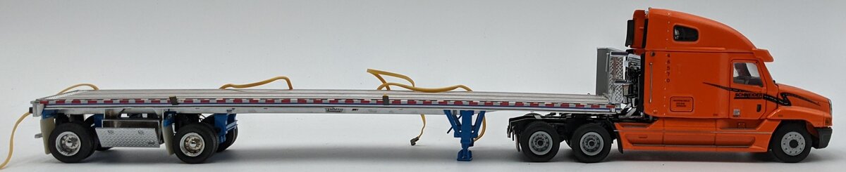 Sword Models 1:50 Scale Schneider Freightliner Tractor & Flatbed w/Load