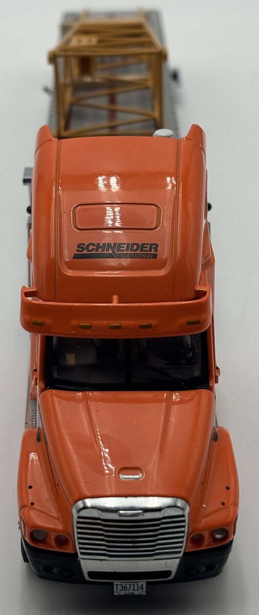 Sword Models 1:50 Scale Schneider Freightliner w/Flatbed & Crane Jib Load