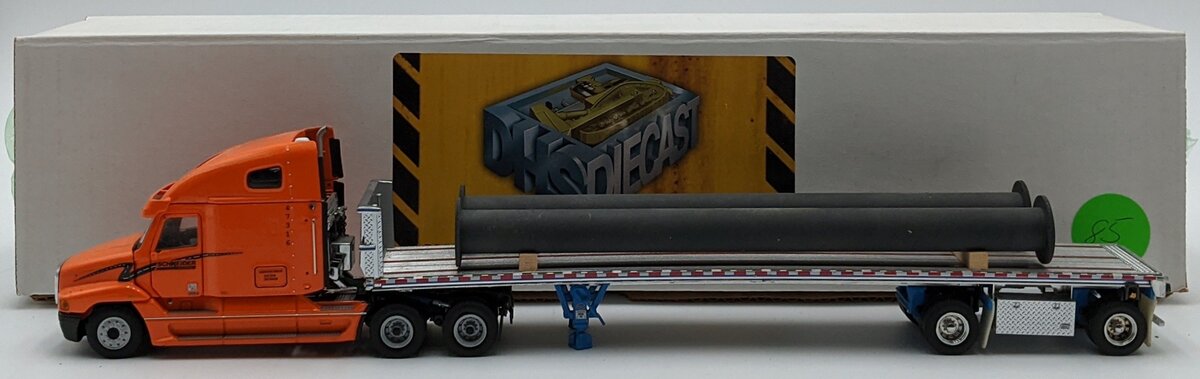 Sword Models 1:50 Scale Schneider Freightliner & Flatbed w/2 Large Pipes Load