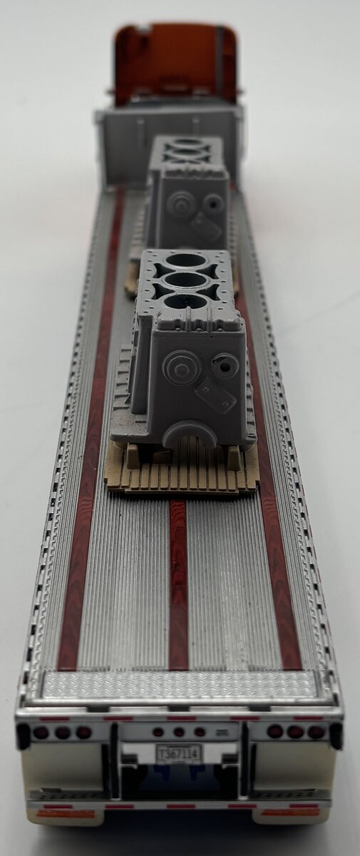 Sword Models 1:50 Scale Schneider Freightliner w/Flatbed & Engine Block Cargo