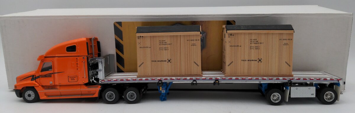 Sword Models 0902 1:50 Scale Schneider Flatbed Truck W/ Wooden Crates