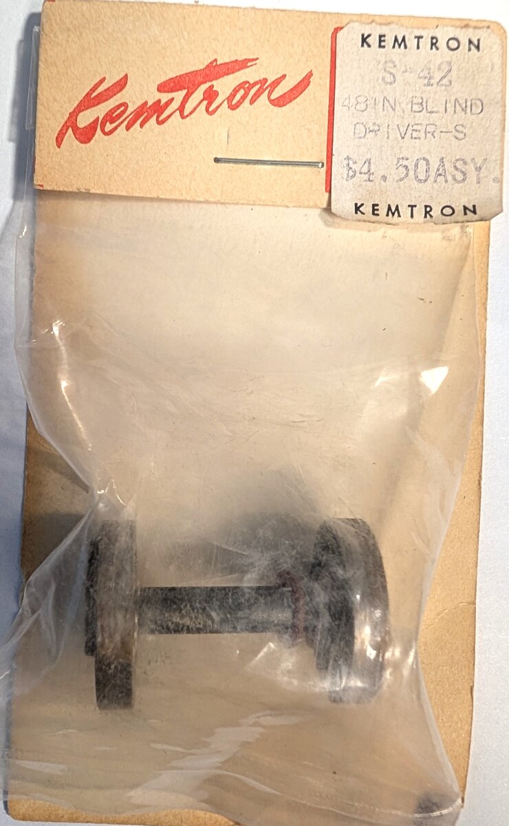 Kemtron S-42 S Scale 48 Inch Blind Driver