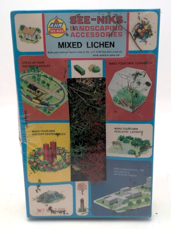 AHM 3753P See-Niks Mixed Lichen Landscaping Accessory