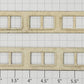American Flyer 4000-25 S Scale Tin Passenger White Window Inserts (Pair of 2)