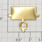 Ives 3251-10 Standard Gauge Brass Strap Type Headlight Lamp Cover / Not Bent