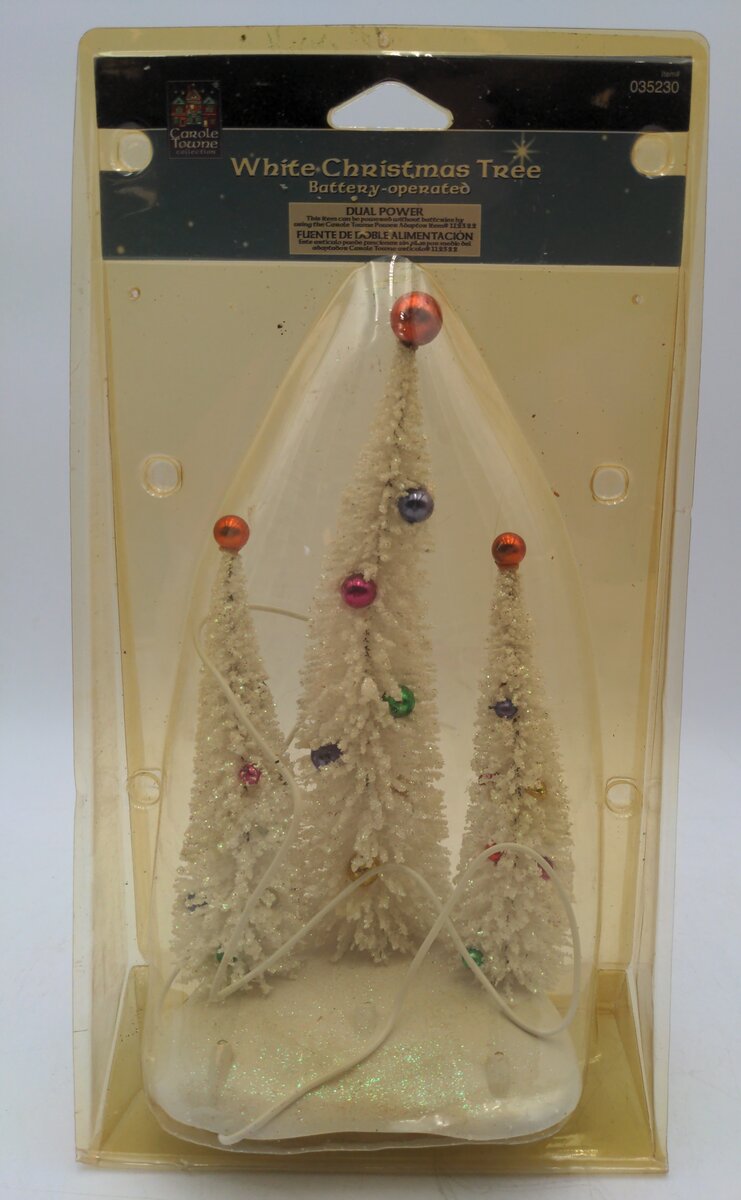 Lemax 035230 White Christmas Tree Battery-Operated