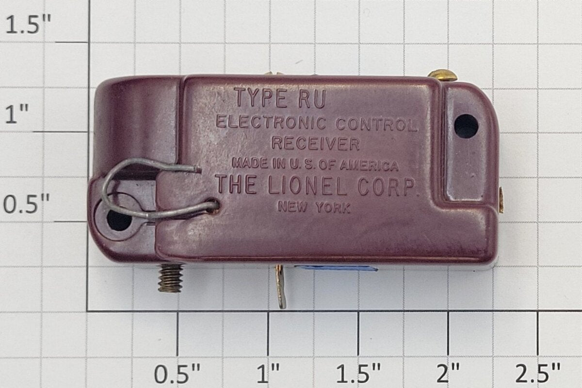 Lionel RU-1 Vintage Electronic Control Receiver with Side Solder Terminal