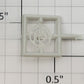 S-Helper 654-03-03 Unpainted Plastic Flat Car Brake Wheel
