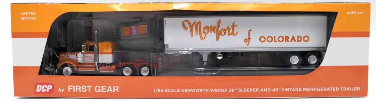 Die Cast Promotions 69-1860 1:64 Kenworth W990 Fallen Flag #50: Monfort