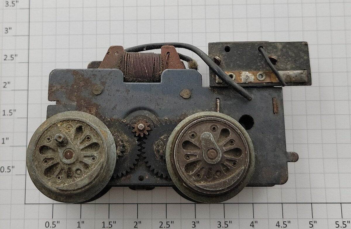 Marx MX-20-3 O Gauge Steam Chassis Motor Assembly without E-Unit and Bulb