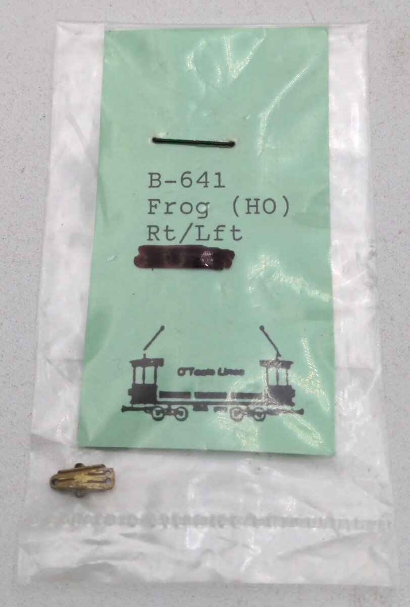 O' Team Lines B-641 HO Scale Frog Rt/Lft