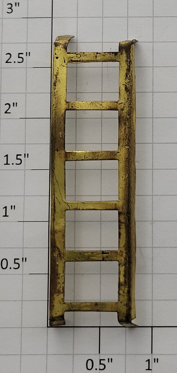 American Flyer AW5020 Brass 6-Rung Ladder