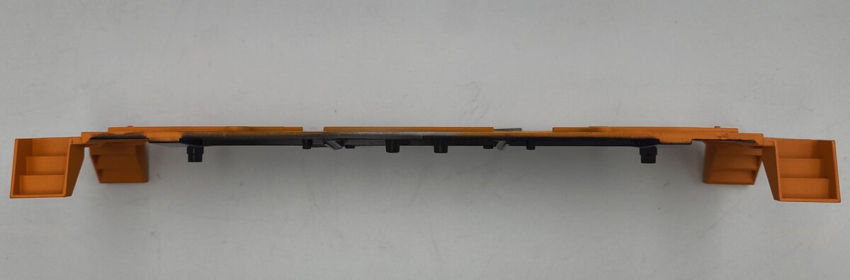 Lionel 17650-58 Orange Rio Grande Extended Vision Caboose Plastic Frame