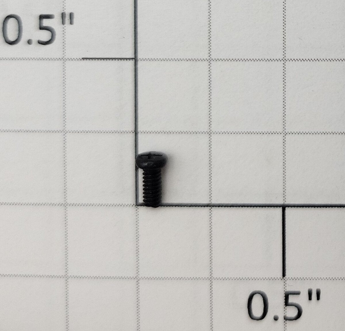 S-Helper 001-17060-DPM #1-72 x 5/32" Black Pan Head Phillips Machine Screw