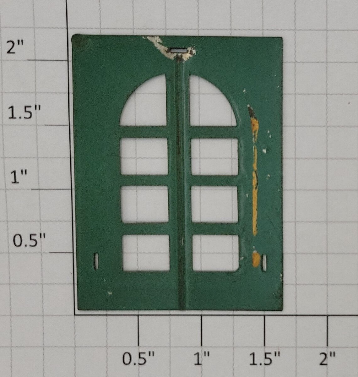 Lionel 127-113 Green Painted Lioneltown Station Window Frame