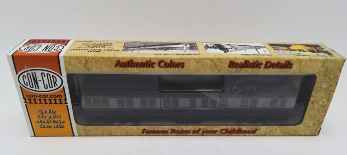 Con-Cor 0001-094409(02) HO Scale Trains Solarium Baltimore & Ohio Car #2021