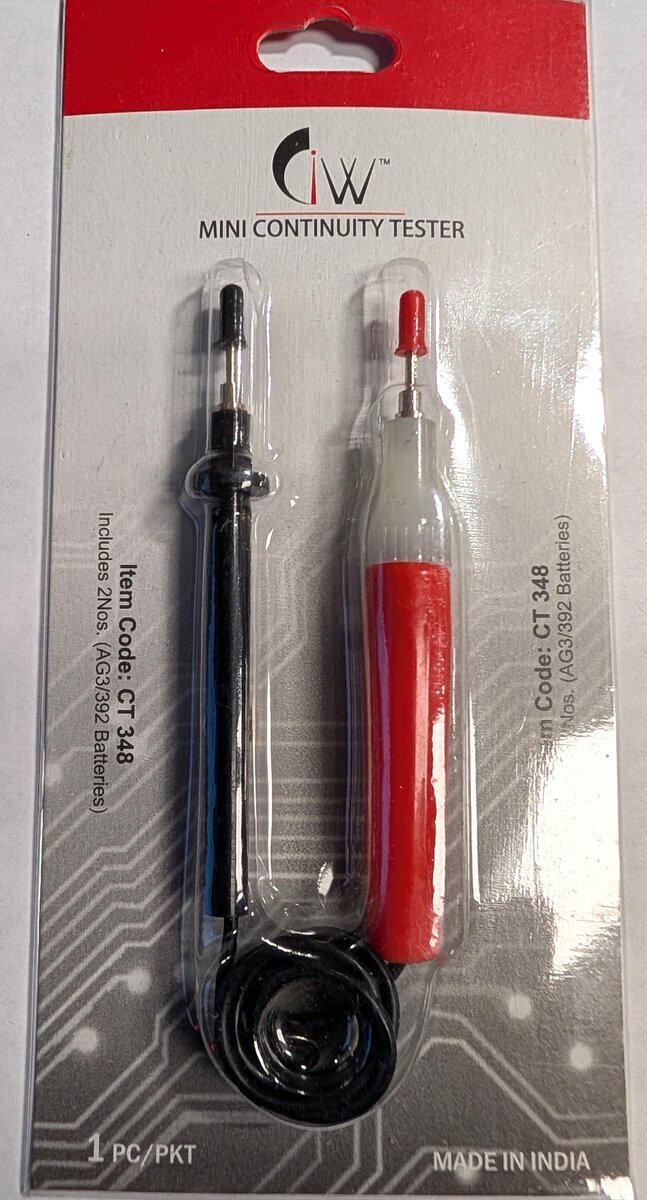 Charu Intergrity Works CT348 Mini Continuity Tester