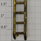 Lionel 815-5 O Gauge Prewar Brass 4-Rung Tank Car Ladder #815, 2815
