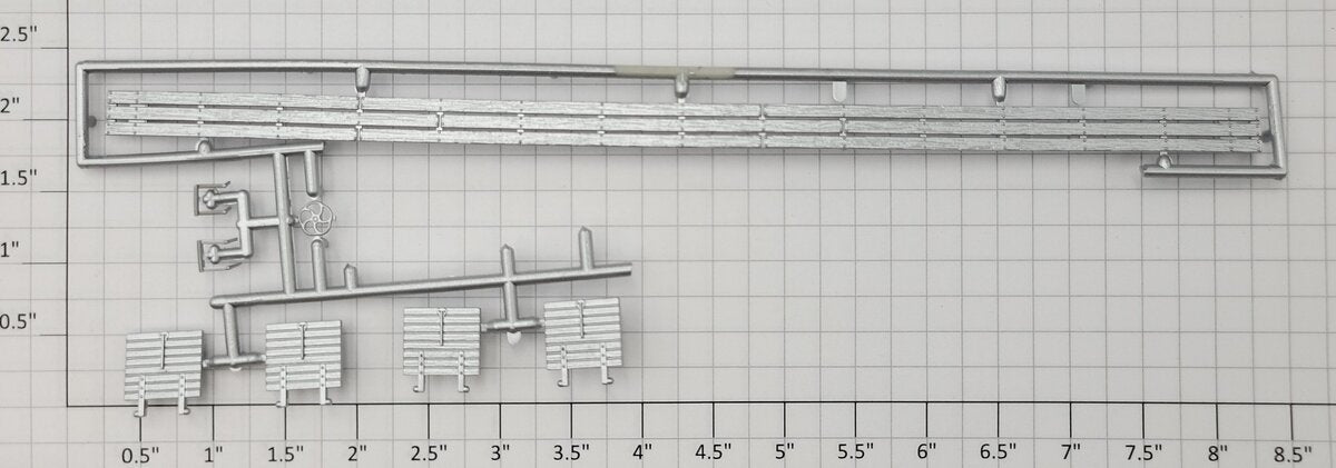 S-Helper SHS-656-04 Silver Reefer Roof Set Sprue