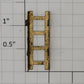 Acme 0512-15 O Gauge Brass 4-Rung Ladder with Tabs