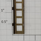 Acme 0512-16 O Gauge Brass 5-Rung Ladder with Tabs
