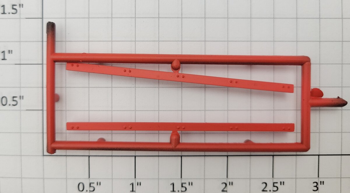 S-Helper 652-04-04-O Orange Bottom Door Guide Sprue (Set of 2)