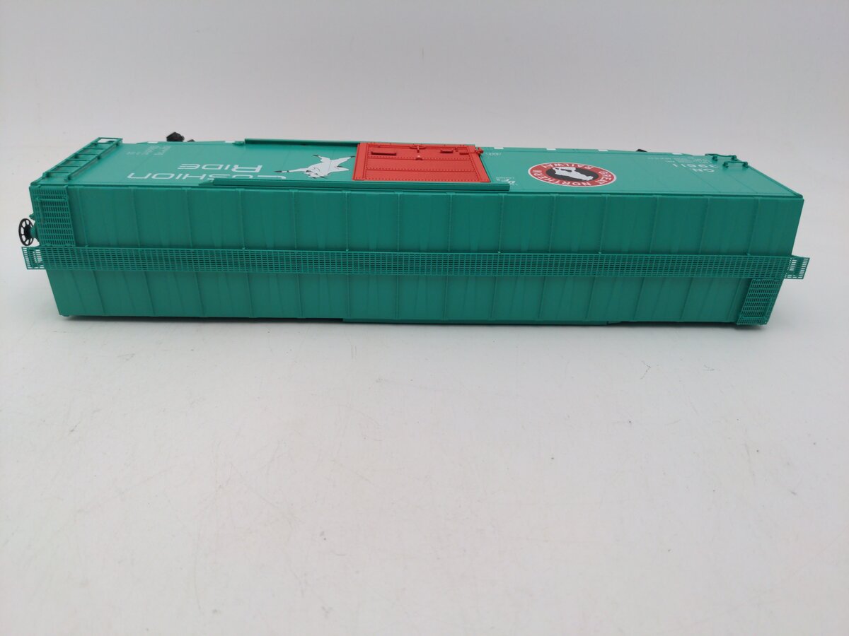 MTH 20-99303 O Scale Light Green Great Northern #39611 50' Ps-1 Boxcar EX/Box
