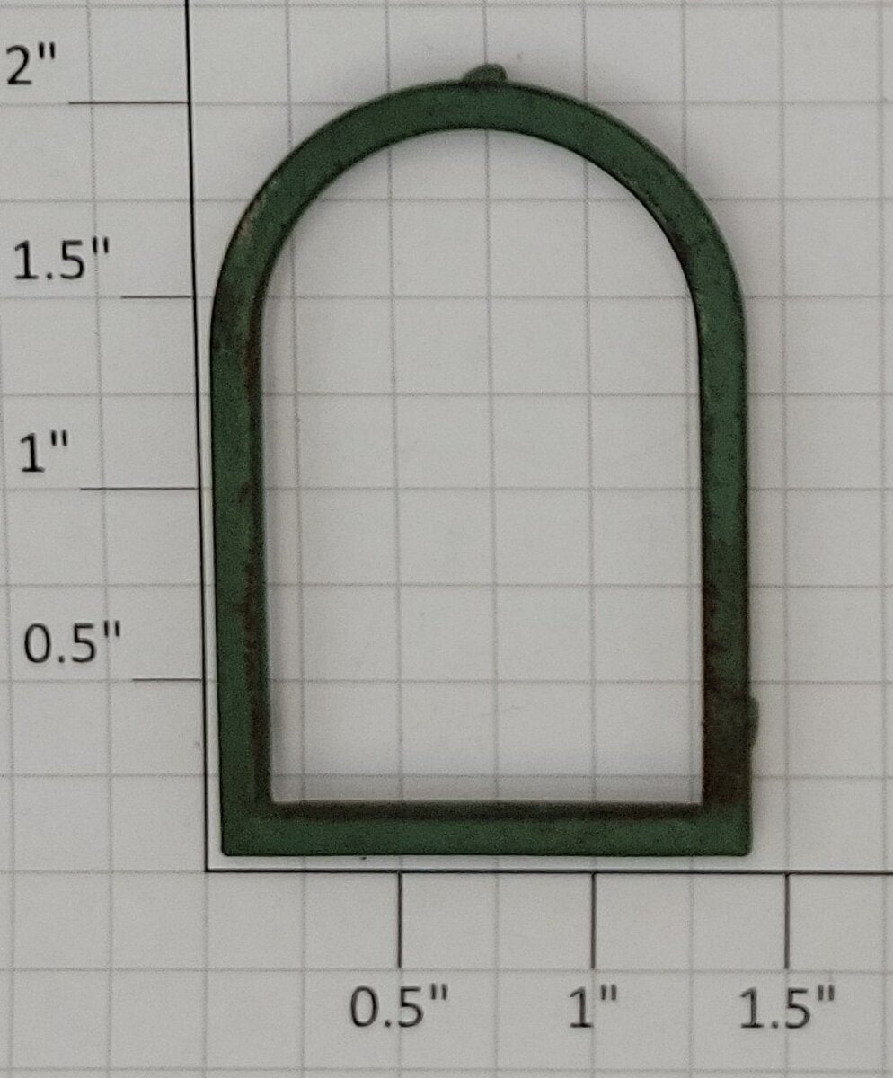 Lionel 127-114 Green Arched Lioneltown Station Window Frame with Tabs