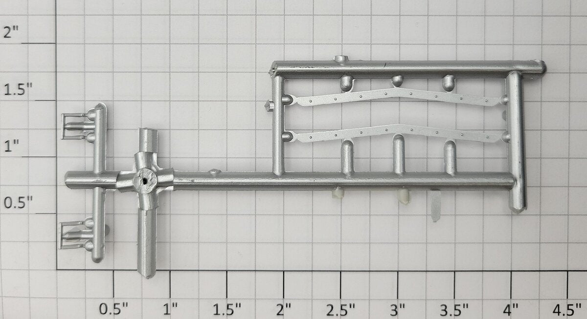S-Helper 652-03-S Silver Plastic Roof Set Sprue