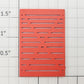 S-Helper 652-03-10-RO Red / Orange Stock Car Door "Wild Animals"