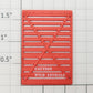 S-Helper 652-03-10-RO Red / Orange Stock Car Door "Wild Animals"