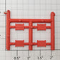 S-Helper 652-03-06-RO Red Orange Stock Car / Box Car Tact Board (Set of 4)