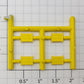 S-Helper 652-03-06-BY Bright Yellow Stock Car / Box Car Tact Board (Set of 4)