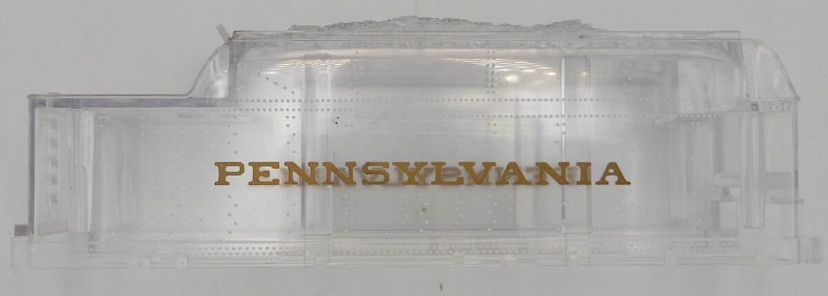 Lionel 1666T-4 Clear Tender Shell with Pennsylvania Stamped on Each Side