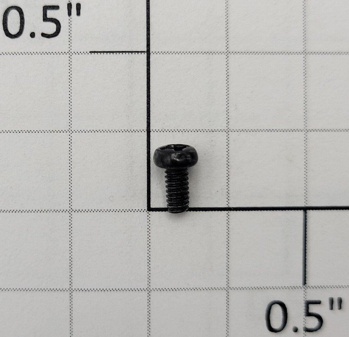 S-Helper M2-0.4 x 4mm Black Phillips Pan Head Machine Screw