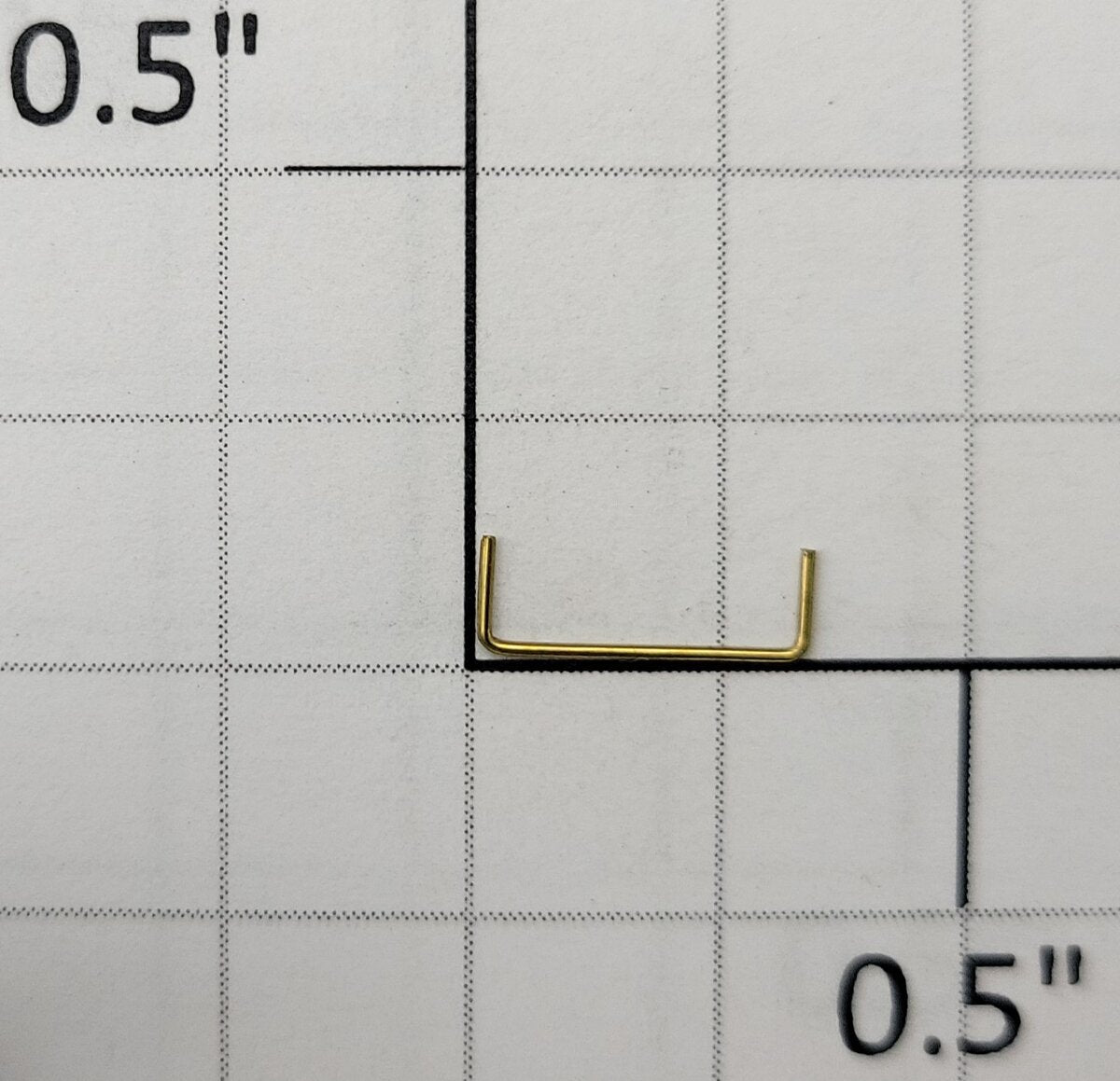 S-Helper 652-M003R1-BR Reefer Side Brass Grab Rail