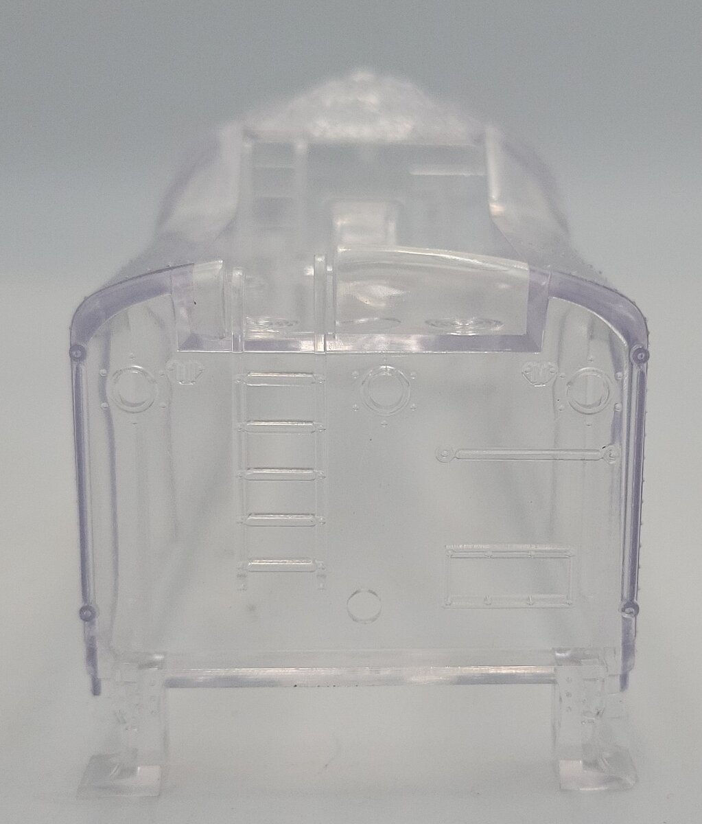 R.W.G. 2046W-50 O Gauge Clear Plastic Tender Shell