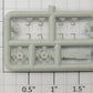 S-Helper 661-08-1 Unpainted Plastic Switcher Brake Wheel Trim Parts Sprue