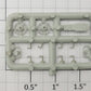 S-Helper 661-08-1 Unpainted Plastic Switcher Brake Wheel Trim Parts Sprue