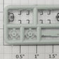 S-Helper 661-08-4 Plastic Switcher Brake Wheel Trim Parts Sprue