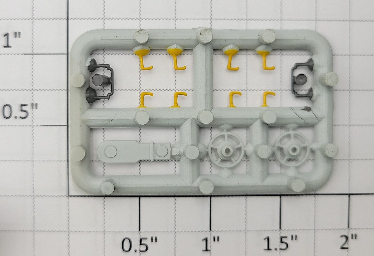 S-Helper 661-08-7 Plastic Switcher Brake Wheel Trim Parts Sprue