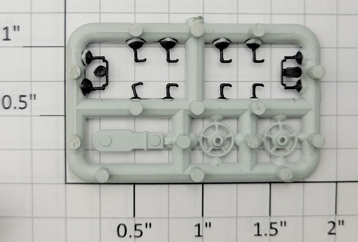 S-Helper 661-08-14 Plastic Switcher Brake Wheel Trim Parts Sprue